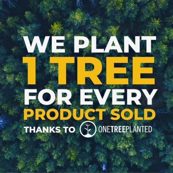 We plant one tree for every product sold